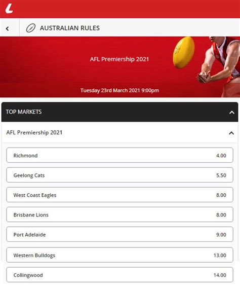 AFL Odds 